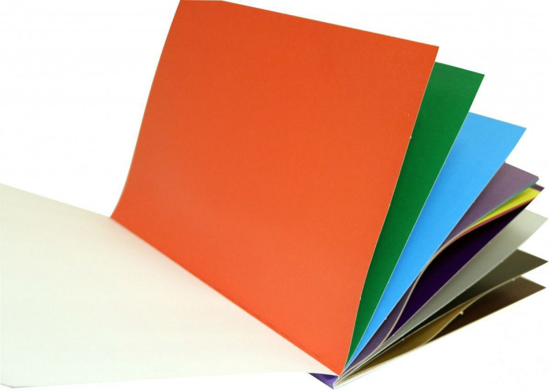 Цветной картон и цветная бумага Скейт. Трюк, 10 цветов, 26 листов